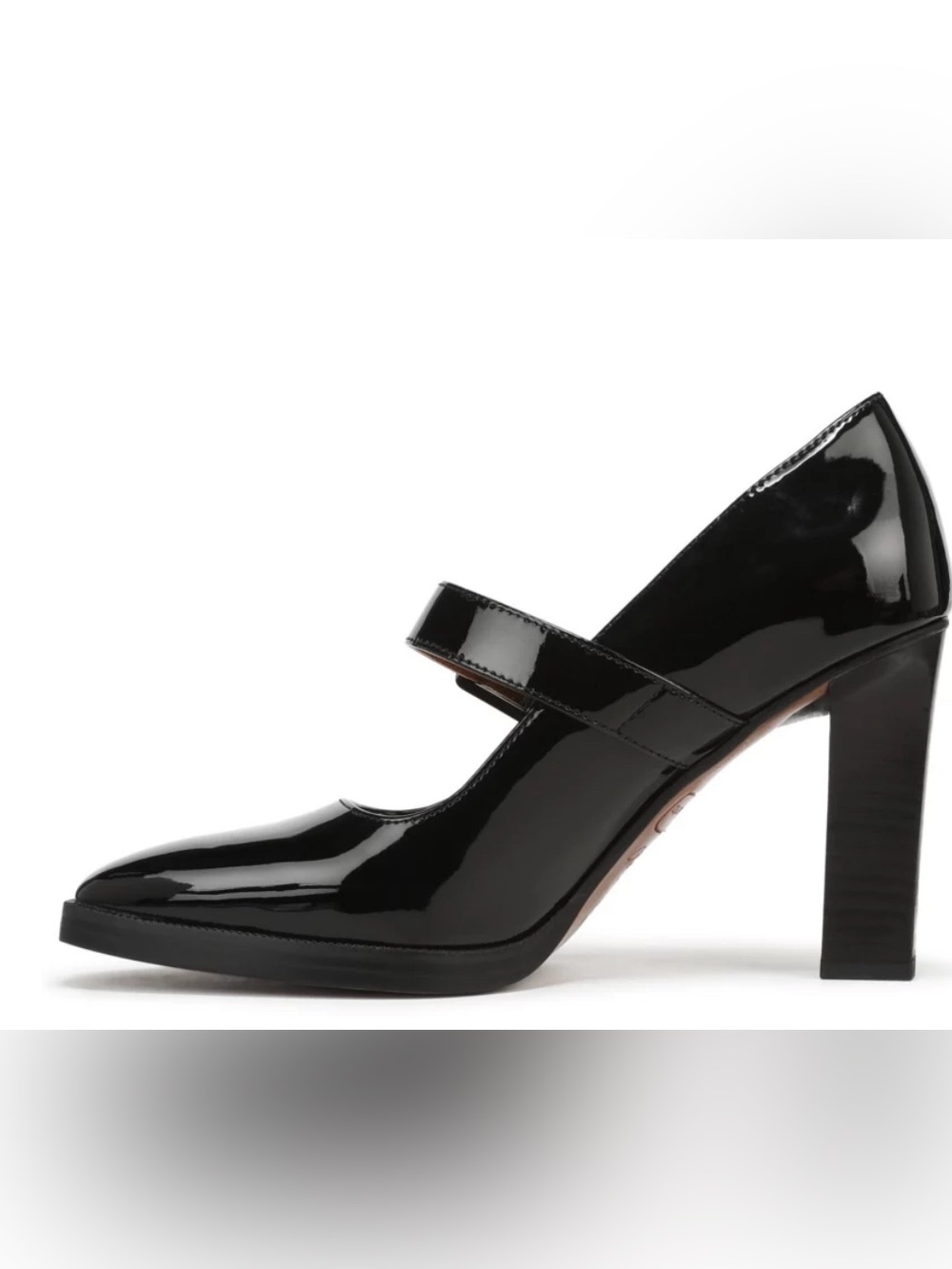 Franco Sarto Black Patent Mary Jane Heels Women's Dress Pump